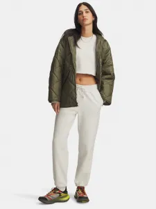 Under Armour Icon Terry Varsity Jogger-WHT Women's Sweatpants - Women's
