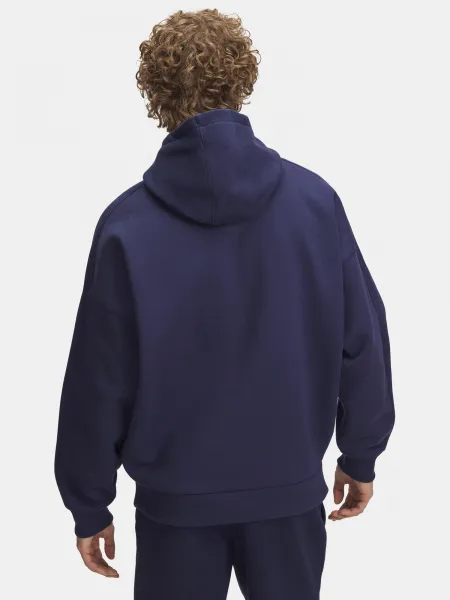 Men's Under Armour UA Icon HW Colorblocked Hdy-BLU - Men's Sweatshirt