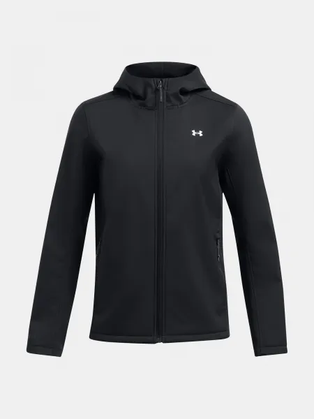 Under Armour W Shield Hooded Jacket-BLK - Ladies