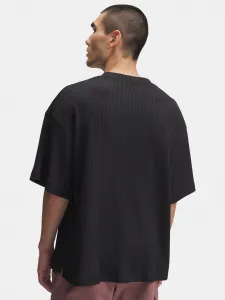 Men's Under Armour UA Rival Waffle Crew-BLK T-Shirt - Mens