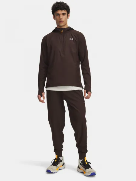 Men's Under Armour UA TRAIL RUN PANTS-BRN - Men's Sports Trousers