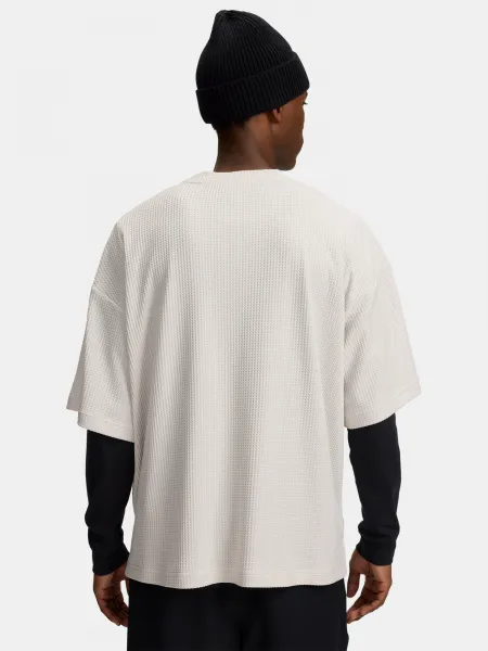 Under Armour UA Rival Waffle Crew-WHT Men's T-Shirt - Mens
