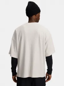 Under Armour UA Rival Waffle Crew-WHT Men's T-Shirt - Mens