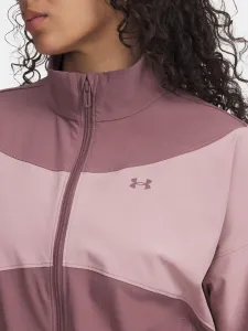 Women's Under Armour UA Rival Woven Jacket-BRN - Women's