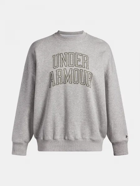 Under Armour Rival Flc OS Varsity Crew-GRY Women's Sweatshirt - Women's