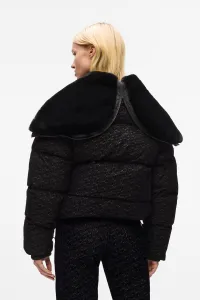 Bunda Karl Lagerfeld čierna farba, zimná, A4W15042