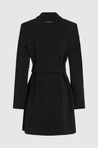 Šaty Karl Lagerfeld Tailored Pleated Blazer Dress Black
