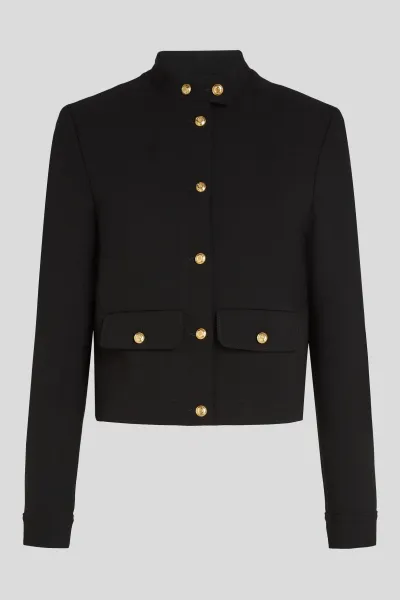 Sako Karl Lagerfeld Retro Blouson Black