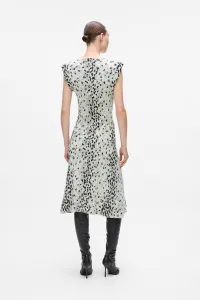 Šaty Karl Lagerfeld Snow Leo Jacquard Knit Dress Aop Karl Snow Leopard