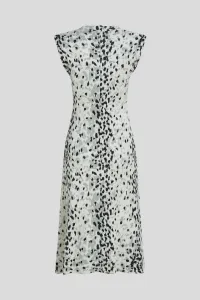 Šaty Karl Lagerfeld Snow Leo Jacquard Knit Dress Aop Karl Snow Leopard