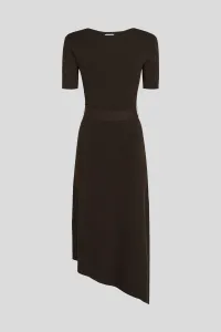 Šaty Karl Lagerfeld Belted Knit Dress Java