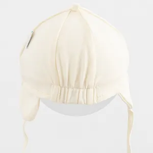 Detská bavlnená čiapka so šiltom New Baby Casually dressed cream 80/86