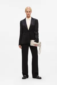 Sako Karl Lagerfeld Logo Jacquard Blazer Black