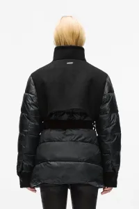 Bunda Karl Lagerfeld Mix Media Short Padded Coat Black