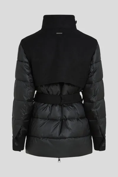 Bunda Karl Lagerfeld Mix Media Short Padded Coat Black