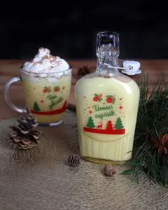 Sklenená ploskačka s patentným uzáverom TORO 300ml domácí vaječňák