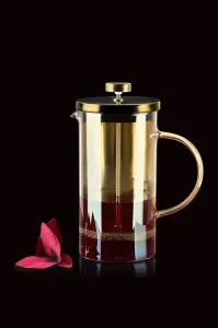Allesken French press PETER 1000 ml medově hnědá