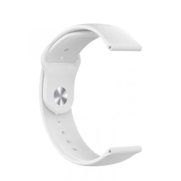 BStrap Silicone remienok na Garmin Venu 2S, white (SGA009C0201)