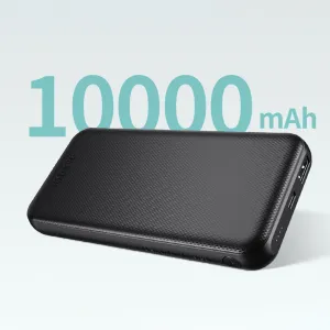 Choetech B627 Power Bank 10000mAh USB / USB C 18W QC PD, čierny