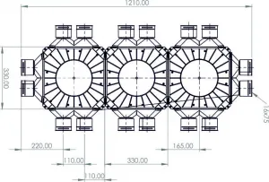 PRODMAX TPK | Rozdeľovací box TPK 16x75 mm/200 mm SK 16x75/200/TPK