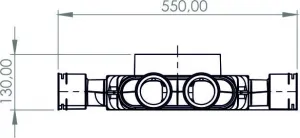 PRODMAX TPK | Rozdeľovací box TPK 16x75 mm/200 mm SK 16x75/200/TPK