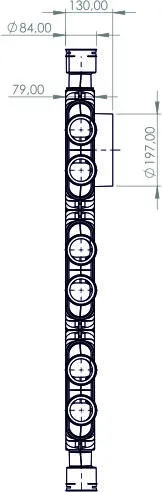 PRODMAX TPK | Rozdeľovací box TPK 16x75 mm/200 mm SK 16x75/200/TPK