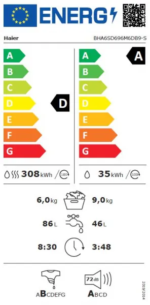 Haier BHA6SD696M6DB9-S + BENEFIT