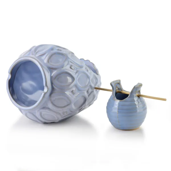 Mondex Keramická aróma lampa LILO 11,5 cm modrá