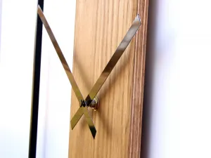 ModernClock Nástenné hodiny Arabic Ramka 50 cm hnedé/čierne