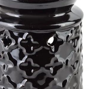 Mondex Keramická aroma lampa LOLO 7,5 cm čierna