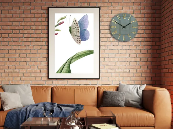 ModernClock Nástenné hodiny Slim 32 cm zlaté/šedé