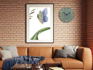 ModernClock Nástenné hodiny Slim 32 cm zlaté/šedé