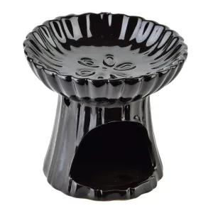Mondex Keramická aroma lampa LOLOS 9,5 cm čierna