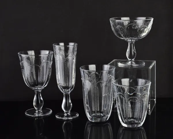 Allesken Sada 4 ks sklenic DAPHNE 340 ml čirá
