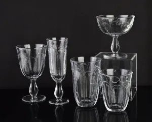 Allesken Sada 4 ks sklenic DAPHNE 340 ml čirá
