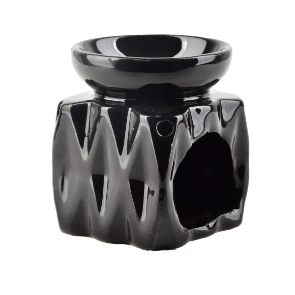 Mondex Keramická aroma lampa LALA 8 cm čierna
