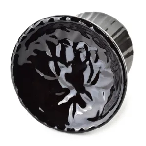 Mondex Keramická aróma lampa LILIEN 8,5 cm čierna