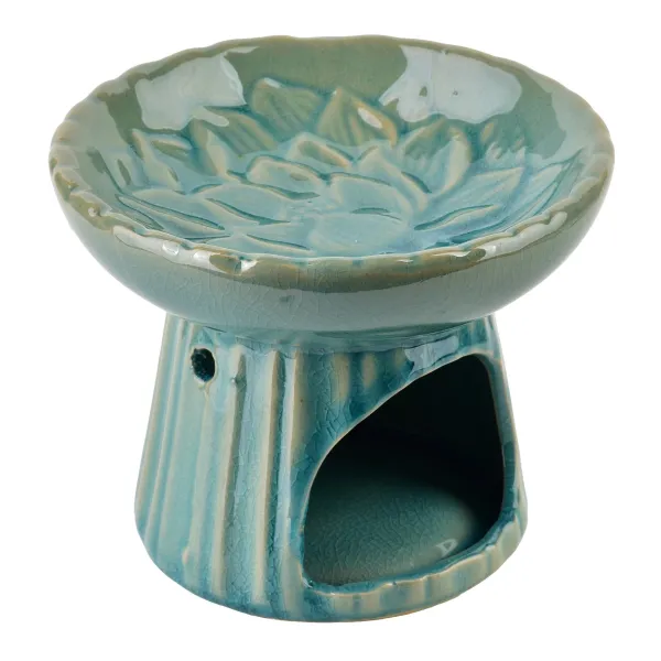 Mondex Keramická aroma lampa LILIEN 8,5 cm modrá