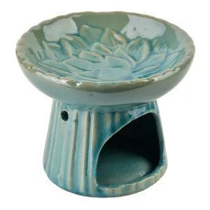 Mondex Keramická aroma lampa LILIEN 8,5 cm modrá