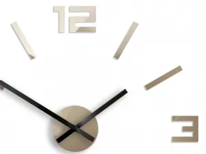ModernClock Nástenné hodiny Arabské 50 cm sivohnedé