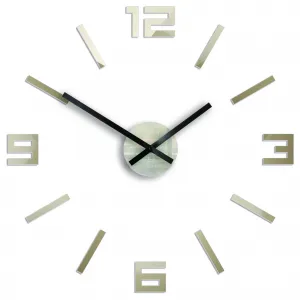 ModernClock Nástenné hodiny Arabské 50 cm sivohnedé