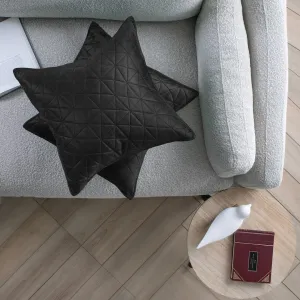 Súprava 2 ks obliečok na vankúše RESTILO LAILA čierna, veľkosť 45x45