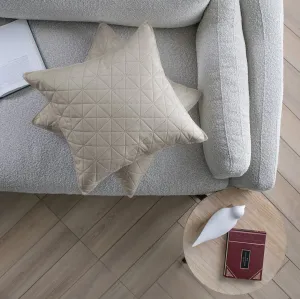 Súprava 2 ks obliečok na vankúše RESTILO LAILA I. béžová, veľkosť 45x45