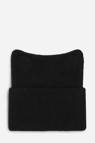 Čapica Karl Lagerfeld K/Essential Choup Rh Beanie Gp Black