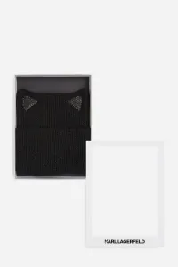 Čapica Karl Lagerfeld K/Essential Choup Rh Beanie Gp Black