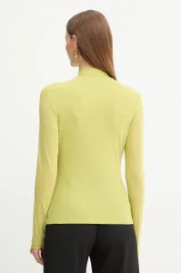 Blúzka Karl Lagerfeld zelená farba, jednofarebná, A4W17044