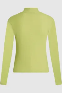 Blúzka Karl Lagerfeld zelená farba, jednofarebná, A4W17044