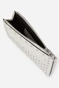 Púzdro Na Platobné Karty Karl Lagerfeld Ikon/K Zip Ch Studs Cement Embellishment