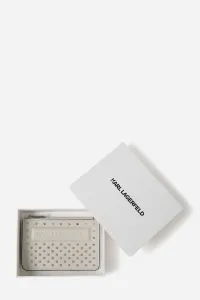 Púzdro Na Platobné Karty Karl Lagerfeld Ikon/K Zip Ch Studs Cement Embellishment