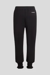 Tepláky Karl Lagerfeld Ikon Patch Cinched Sweatpants Black
